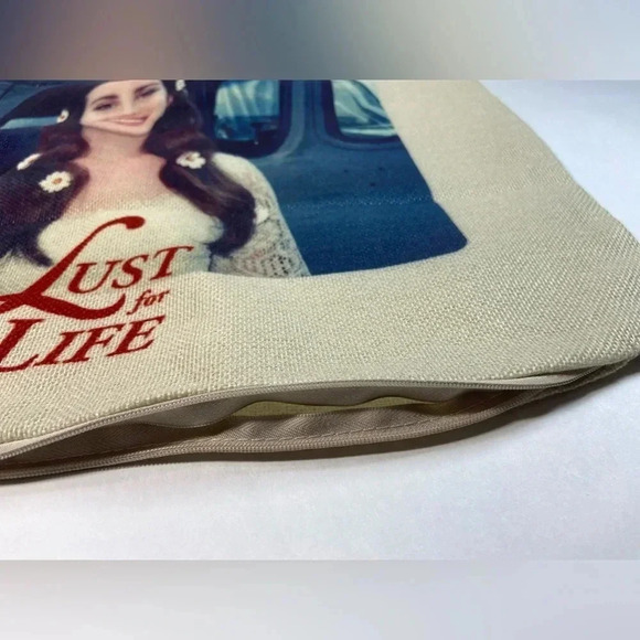 Lana Del Rey - Lust for Life - 18”x 18” - Throw Pillow Cover / Slip - 🛻🎶 - Picture 6 of 9